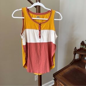 True Craft Color Block Tank XS